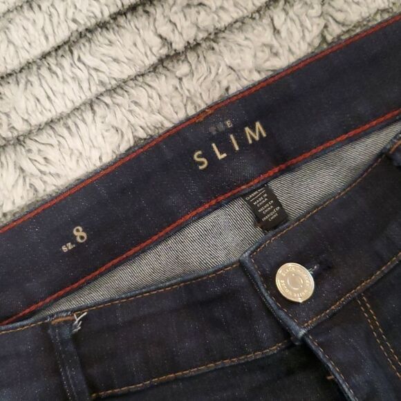 Dark wash White house black market jeans size 8 - Picture 5 of 10